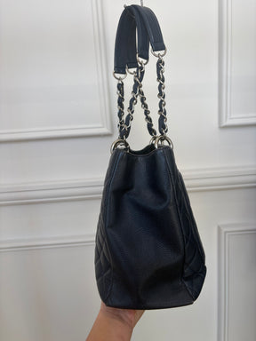 Chanel Navy Caviar Leather GST
