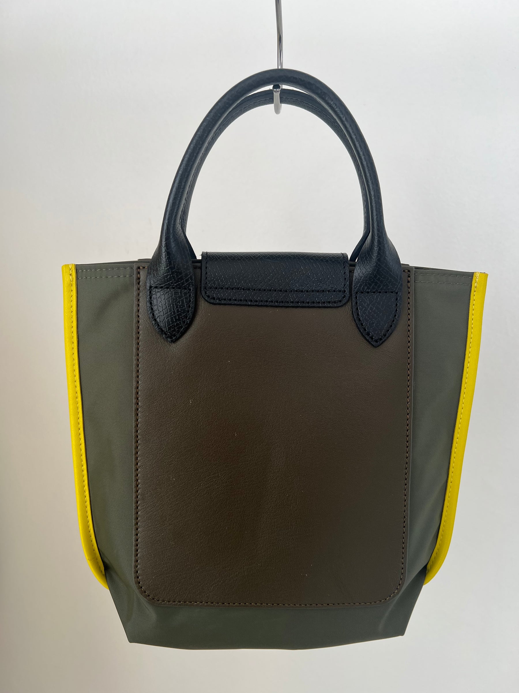 Longchamp Khaki 'Sac Porté Main' Tote Bag
