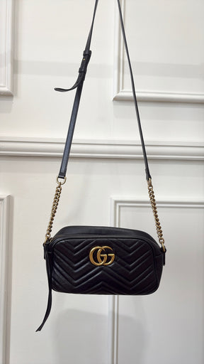Gucci GG Marmont Small Camera Bag Black