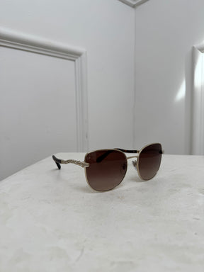 Bvlgari Gold Fram embellished Sunglasses