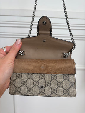 Gucci Dionysus Super Mini Chain Shoulder Crossbody Bag