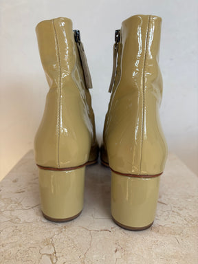 Forte Forte Beige Patent Ankle Boots, 39