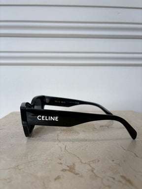 Celine Black Acetate Sunglasses