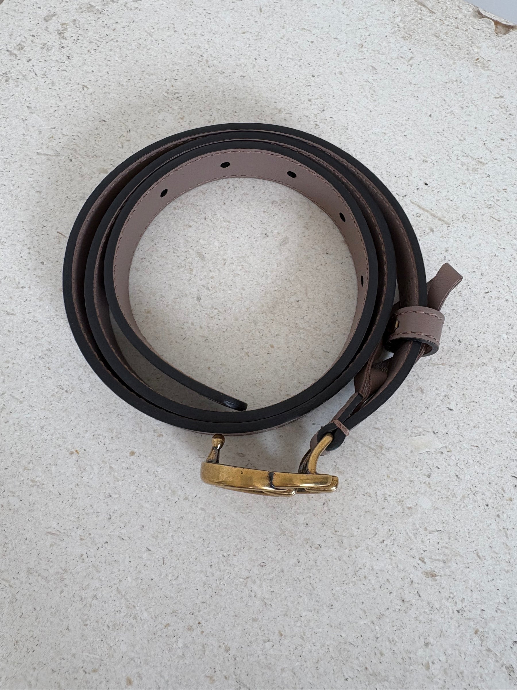 Gucci GG Marmont Thin Belt Taupe, 75 / 30