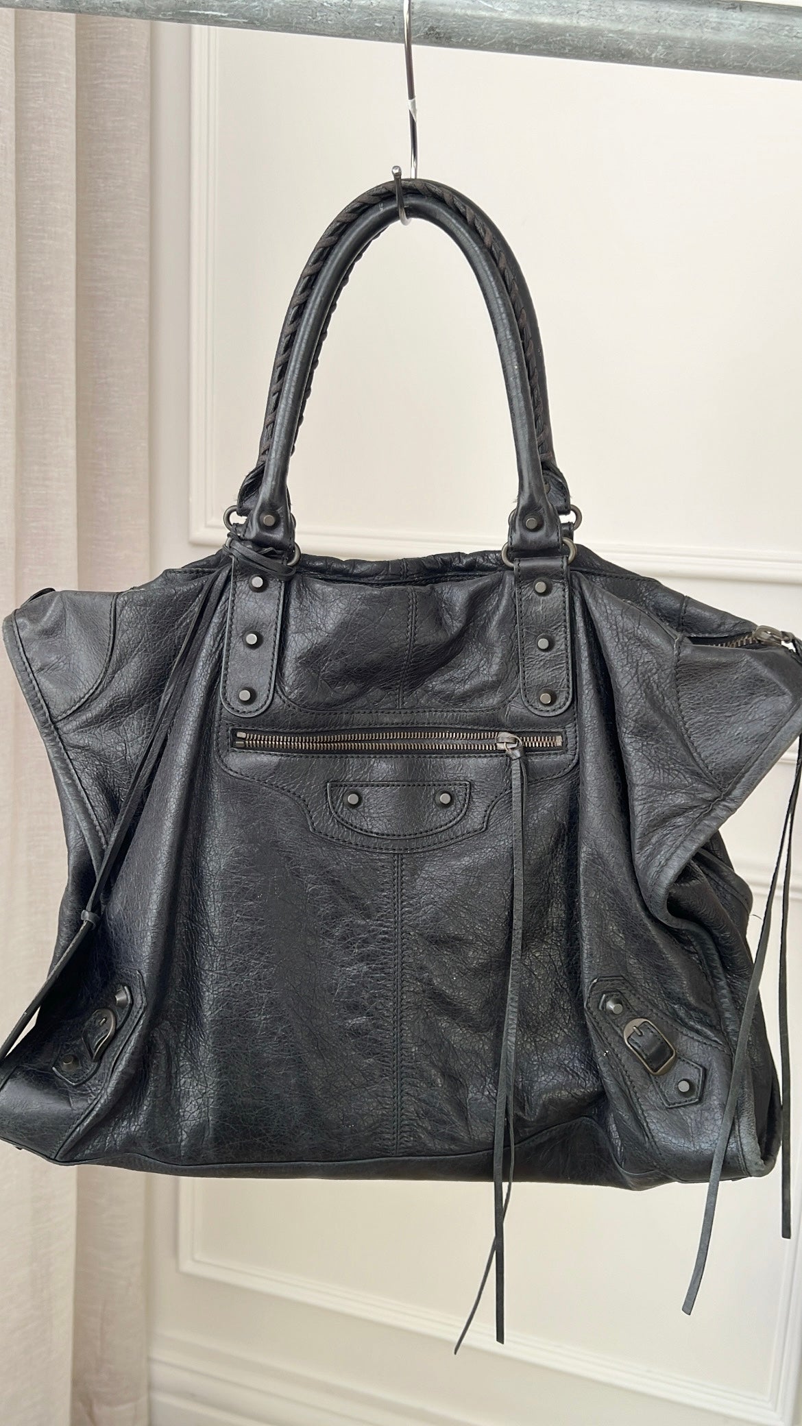 Balenciaga Black Weekender Bag