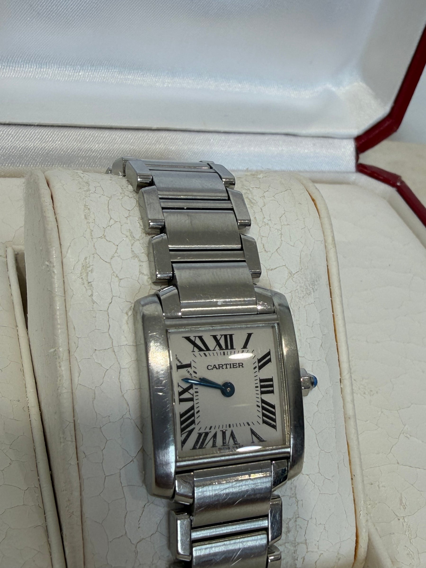 Cartier Stainless Steel Tank Francaise Watch