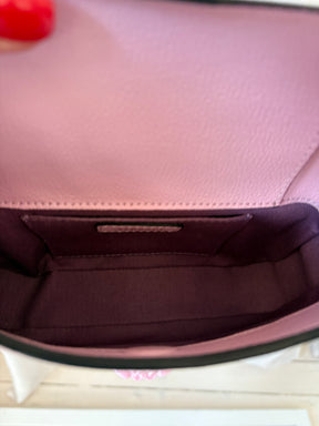 Versace Pink Leather Medusa Hobo Shoulder Bag