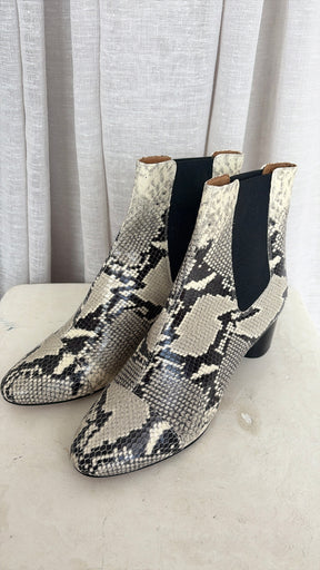 Isabel Marant Python Embossed Boots, 41