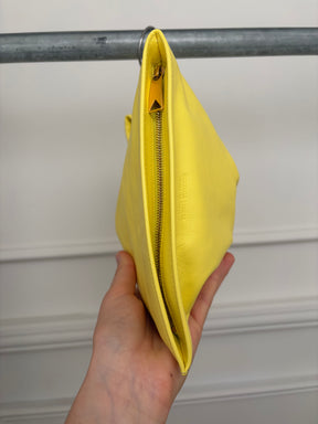 Bottega Venetta Yellow Leather Mini Twist Bag