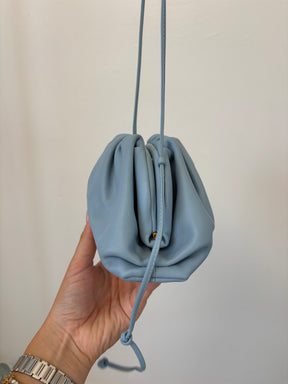 Bottega Veneta The Mini Pouch Crossbody Bag Blue