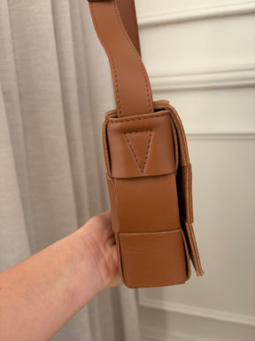 Bottega Veneta Tan Leather Casette Bag
