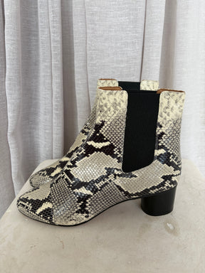 Isabel Marant Python Embossed Boots, 41