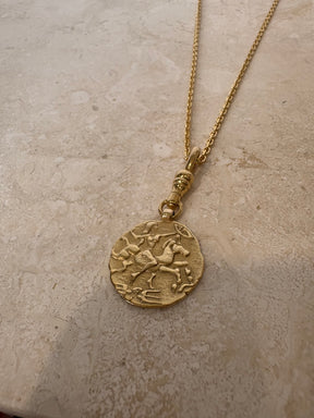 Baby Anything Saggitarius Pendant Necklace Gold