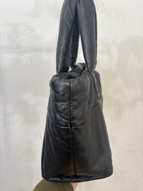 Chanel Black Leather Coco Cocoon Tote
