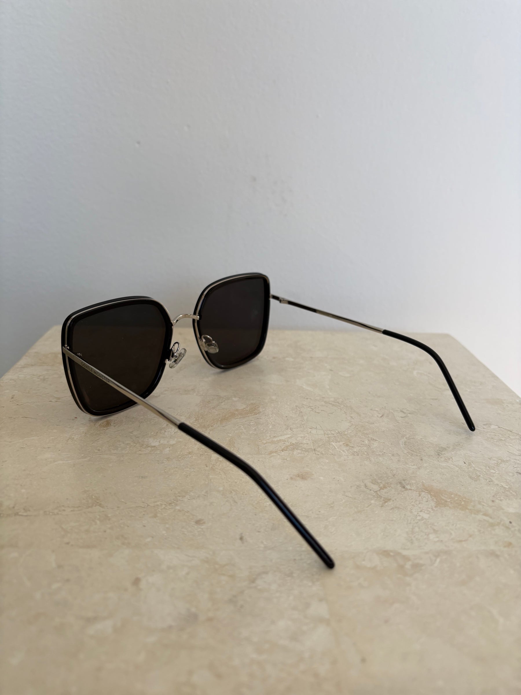 Gentle Monster Black Oversized Square Sunglasses