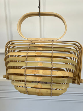 Cult Gaia Bamboo Top Handle Lilleth Basket Bag