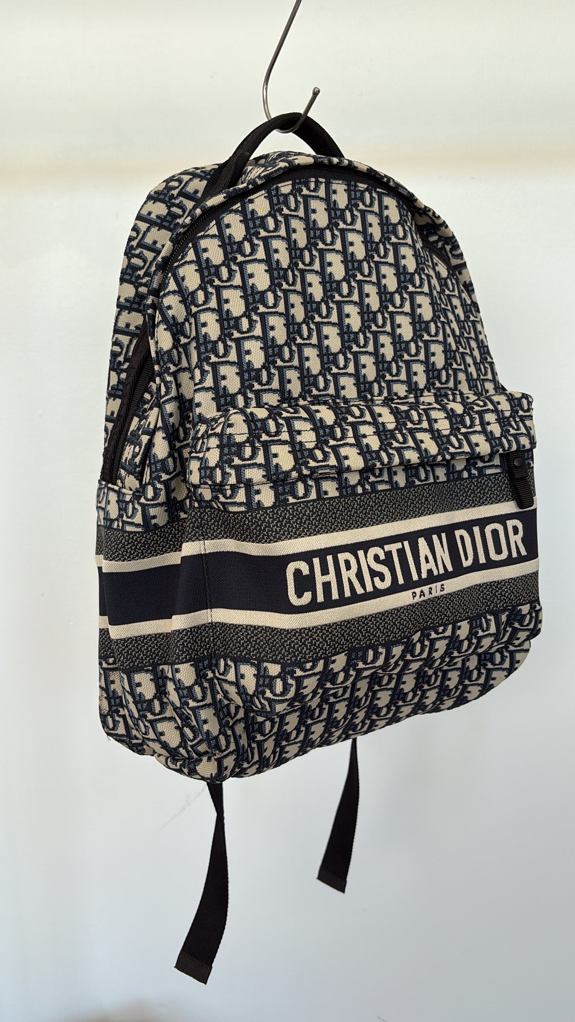Dior Travel Backpack Blue Dior Oblique Jacquard