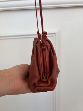 Bottega Veneta Mini Pouch Bag In Brick Red