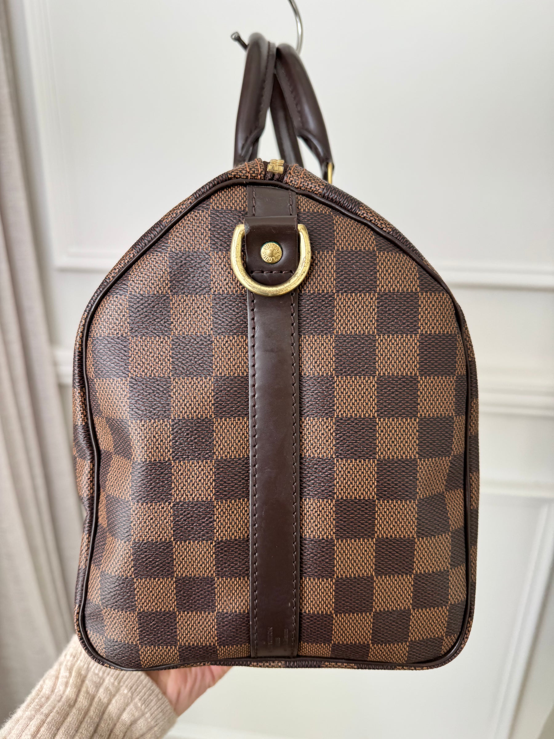 Louis Vuitton Damier Ebene Speedy Bandouliere 30