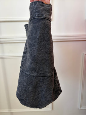 American Vintage Charcoal Denim Bag