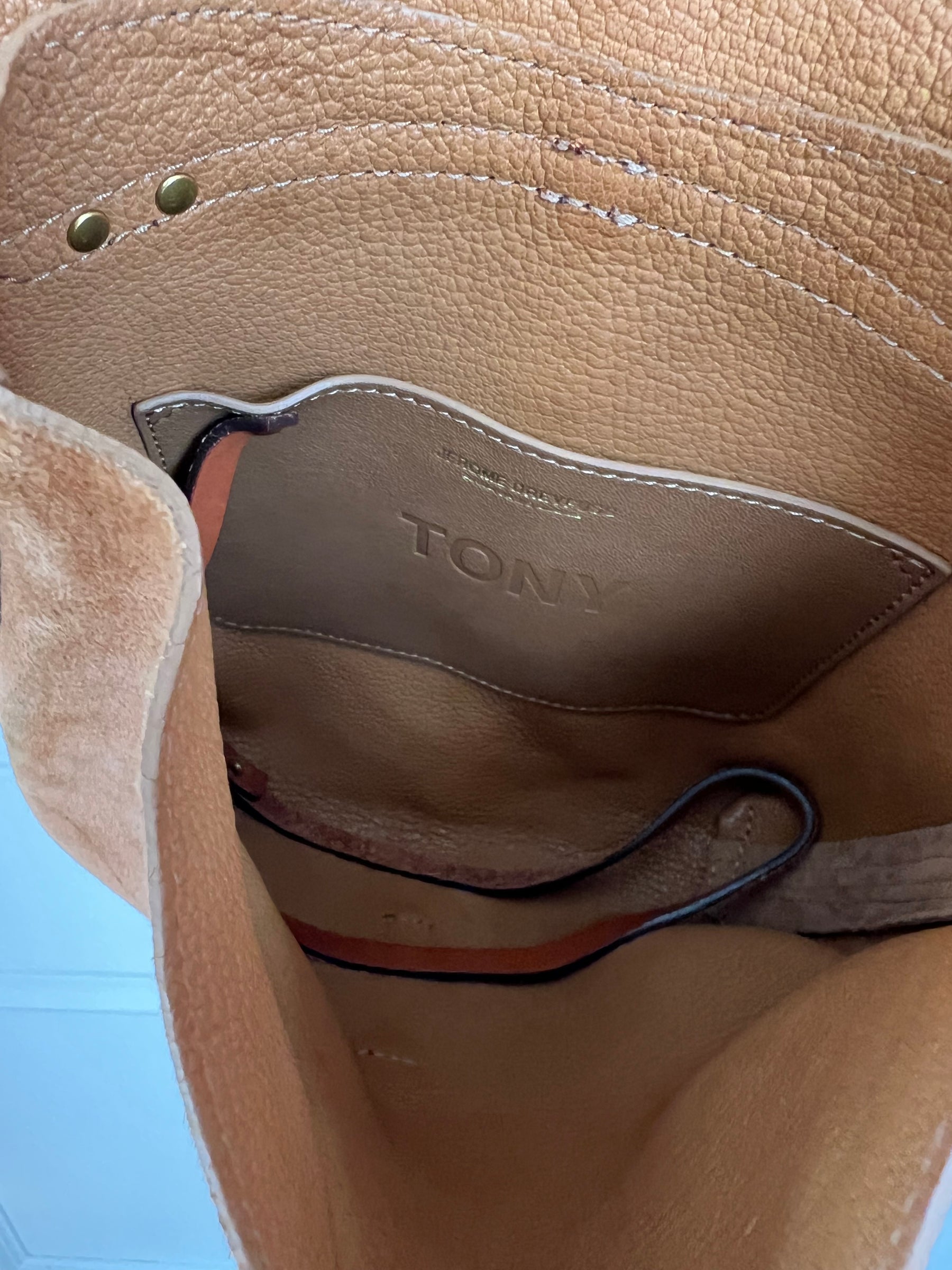Jerome Dreyfuss Camel Suede Tony Crossbody Bag