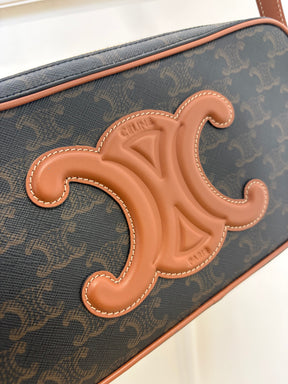 Celine Triomphe Mini Camera Canas Shoulder Bag