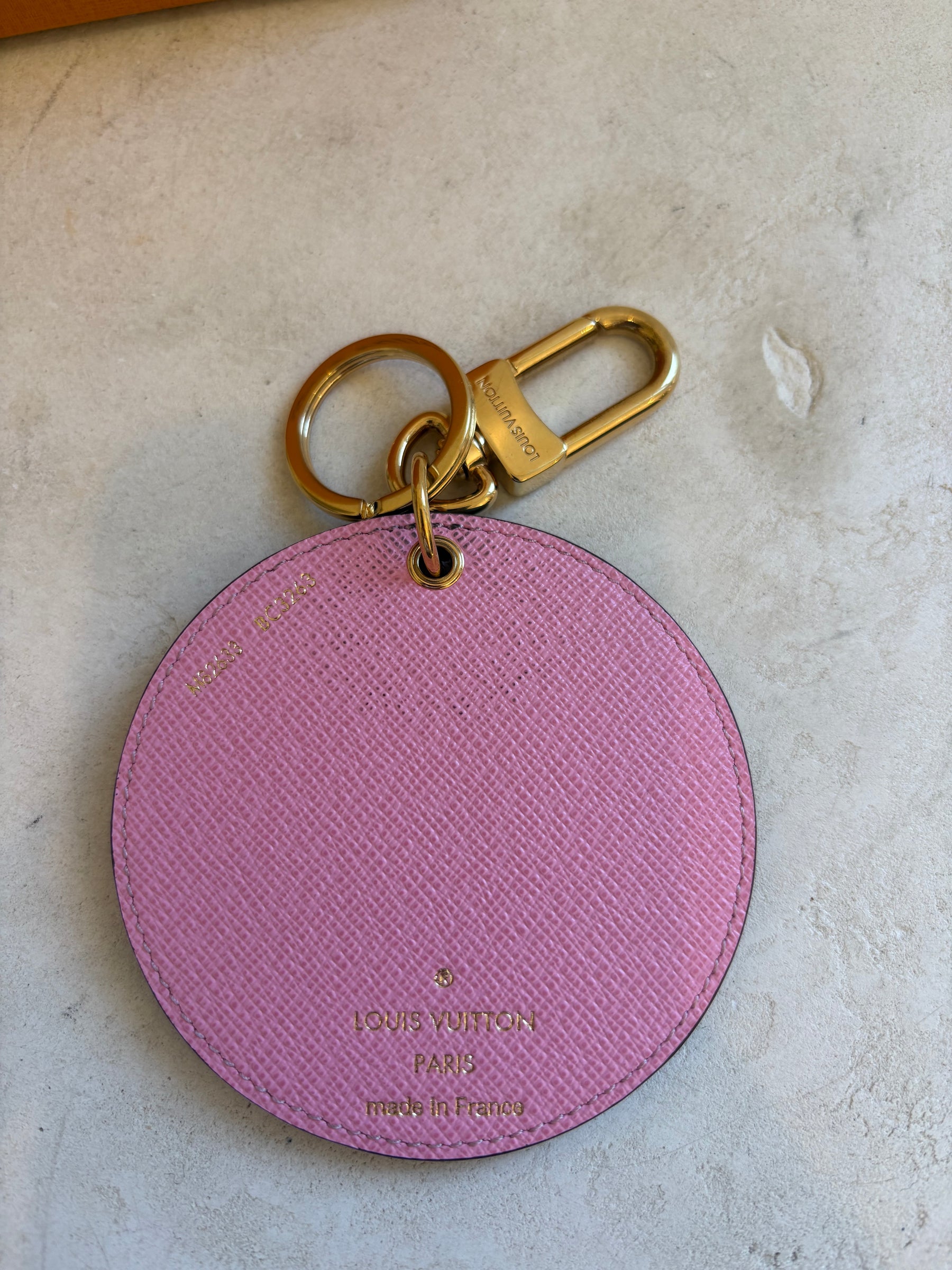 Louis Vuitton Canvas Monogram Vivienne Christmas Key Chain