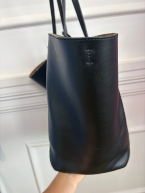 Jimmy Choo Black Leather Oversized Diamond Tote