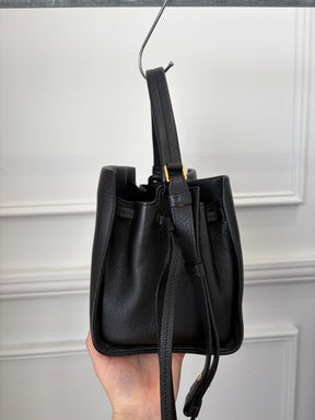 Tom Ford Black Leather Bucket Bag