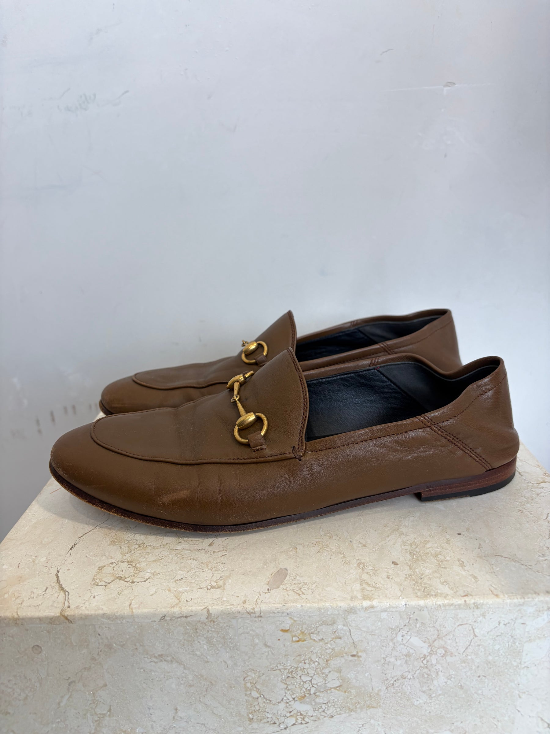 Gucci Horsebit Loafer Brown, 38.5