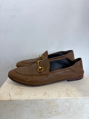 Gucci Horsebit Loafer Brown, 38.5