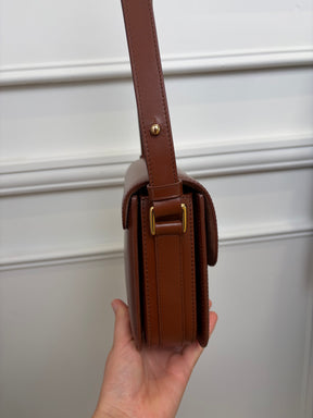 APC Brown Leather Grace Crossbody Bag