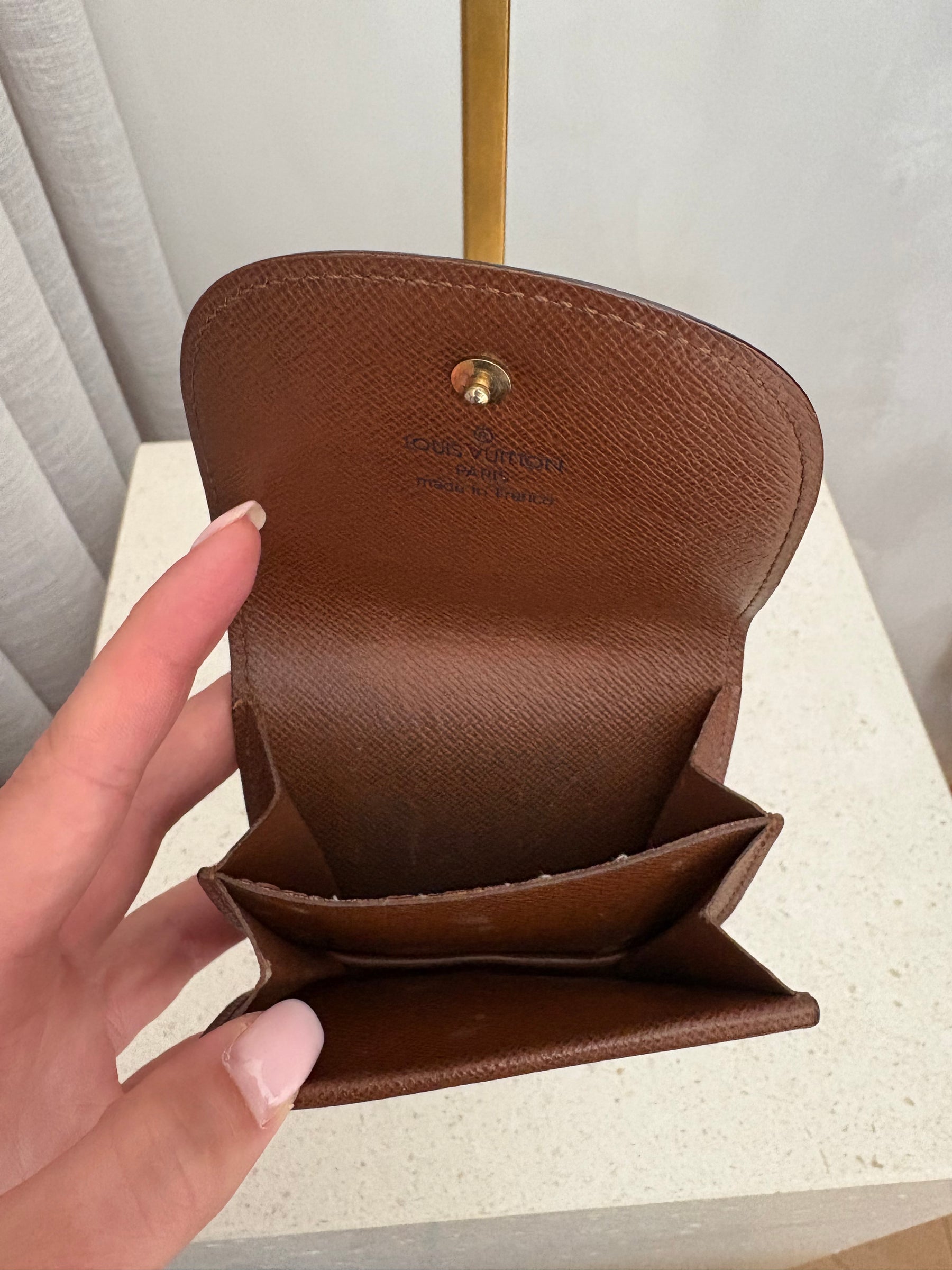Louis Vuitton Canvas Monogram Coin Purse