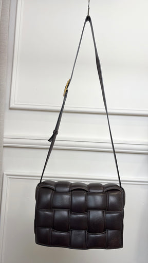 Bottega Venetta Padded Cassette Bag In Brown, 8 AU