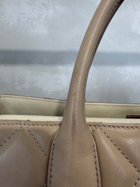 Chanel Portobello Tote Bag Quilted Lambskin Gold Tone HW