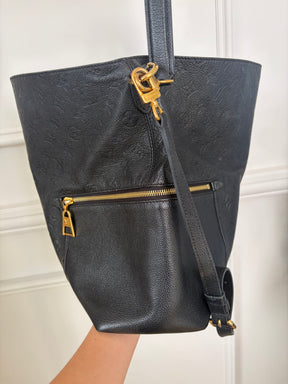 Louis Vuitton Melie Monogram Empreinte Leather Hobo Bag