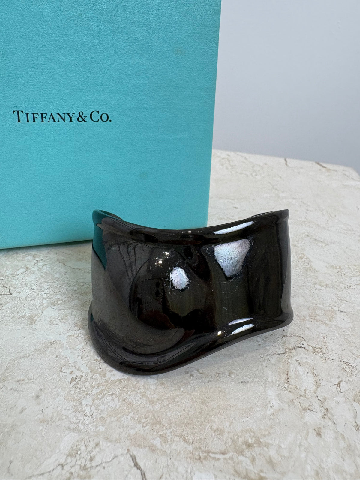 Tiffany & Co. Black Finish Bone Cuff