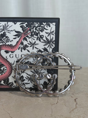 Gucci Crystal GG Clip