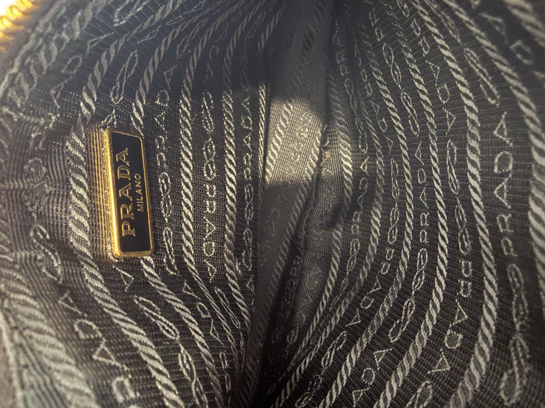 Prada Black Saffiano Leather Re-edition Crossbody Bag