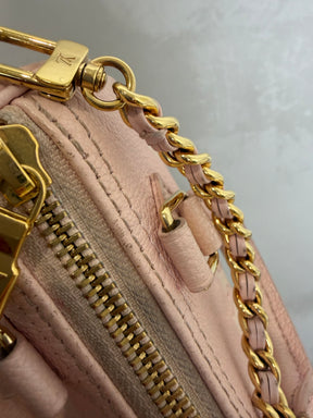 Louis Vuitton Pale Pink Monogram Empreinte Leather Nano Speedy
