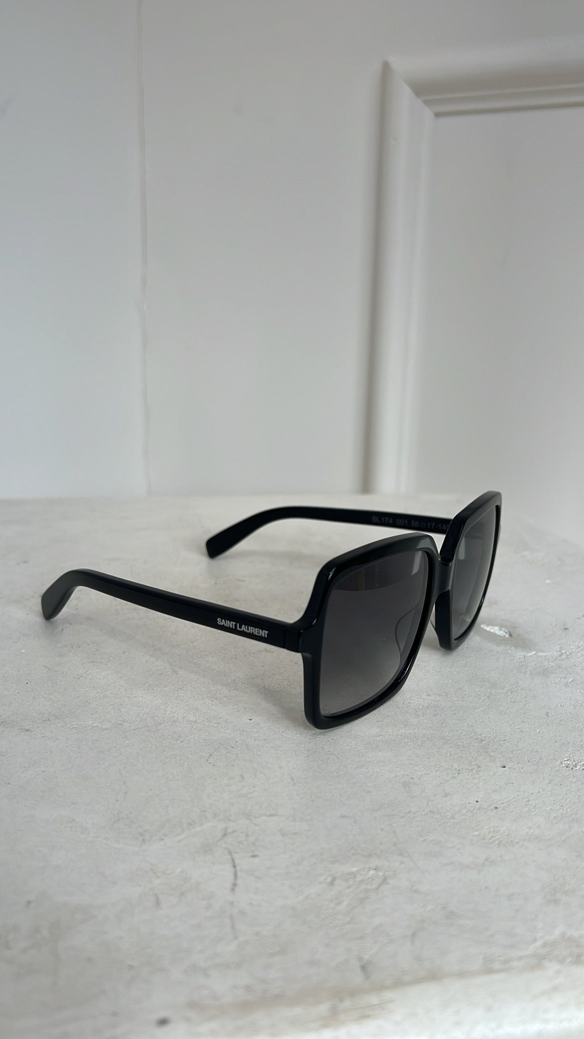 Saint Laurent Oversized Black Square Sunglasses