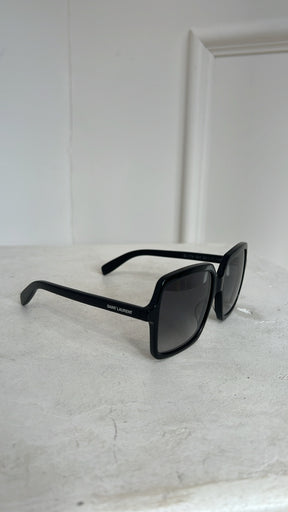 Saint Laurent Oversized Black Square Sunglasses