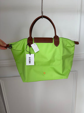 Longchamp Apple Green Le Pliage Tote