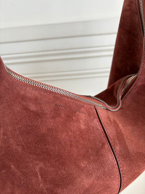Proenza Schouler Rust Suede Hobo Slide Bag