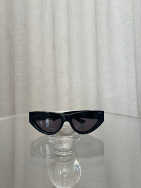 Bottega Veneta Black Cat Eye Sunglasses