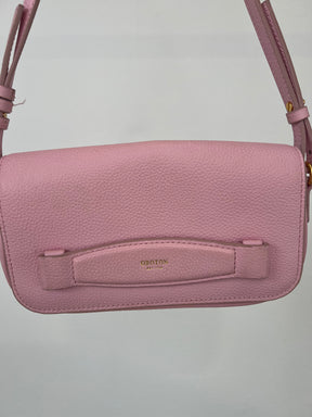 Oroton Pink Leather Mini Shoulder Bag