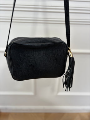 Gucci Black Grained Leather Soho Disco Bag