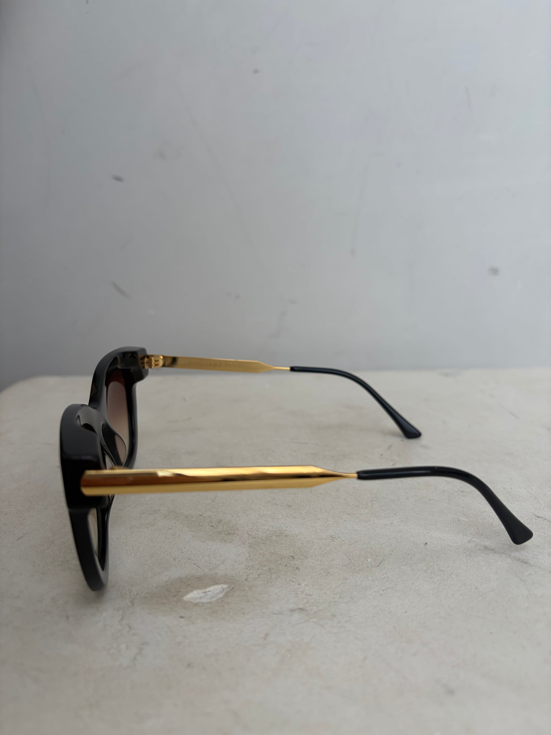 Thierry Lasry Sexxxy Sunglasses Black With Gold Hardware
