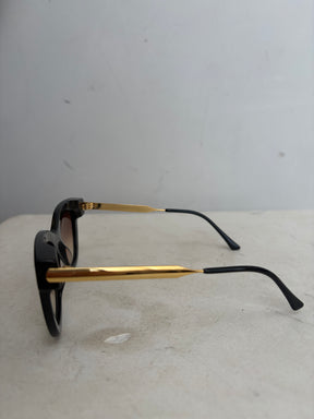 Thierry Lasry Sexxxy Sunglasses Black With Gold Hardware
