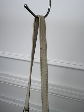 Saint Laurent Cream Leather Lou Camera Tassel Bag